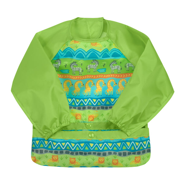 Snap & Go™ Easy-Wear Long Sleeve Bib Green Safari (Min. of 2, multiples of 2)