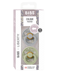 BIBS x Liberty Pacifier Original COLOUR Latex 2 PK Capel Sage Mix (Min. of 2 PK, multiples of 2 PK)