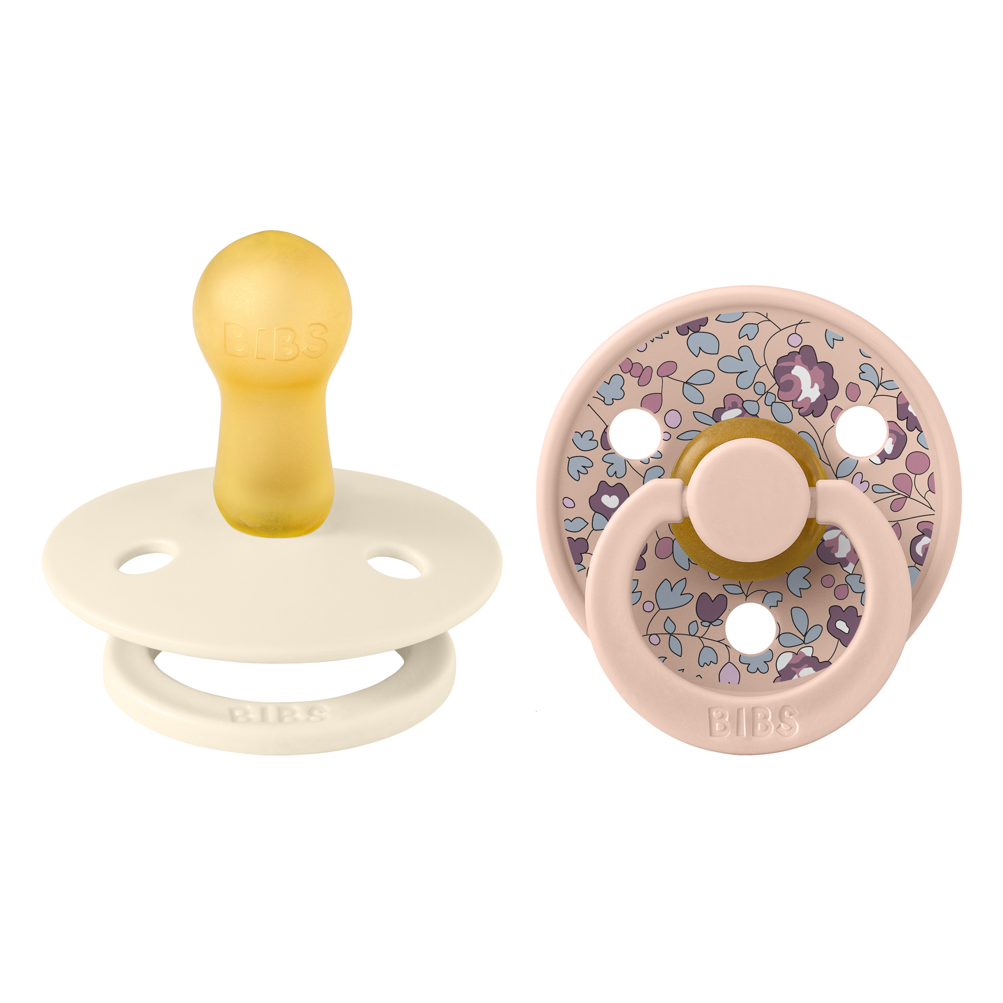 BIBS x Liberty Pacifier Original COLOUR Latex 2 PK Eloise