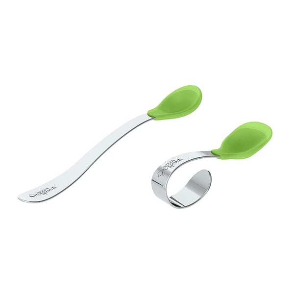 Learning Spoon Set Green 2pk  (Min. of 6, multiples of 6)