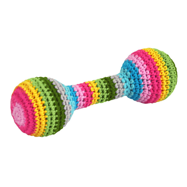 Green Sprouts Chime Rattle Made From Organic Cotton 2mo+ (Min. of 2, multiples of 2)