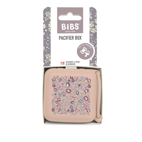 Liberty x BIBS Pacifier Box Eloise Blush ONE SIZE (Min. of 2 PK , multiples of 2 PK)