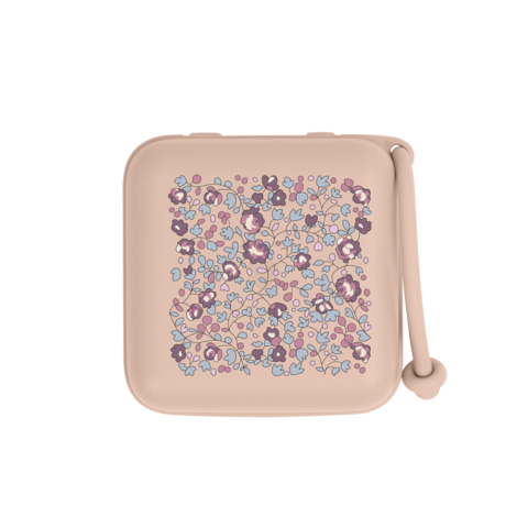 Liberty x BIBS Pacifier Box Eloise Blush ONE SIZE (Min. of 2 PK , multiples of 2 PK)