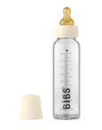 BIBS Baby Glass Bottle Complete Set Latex 225ml Ivory (Min. of 2 PK , multiples of 2 PK)