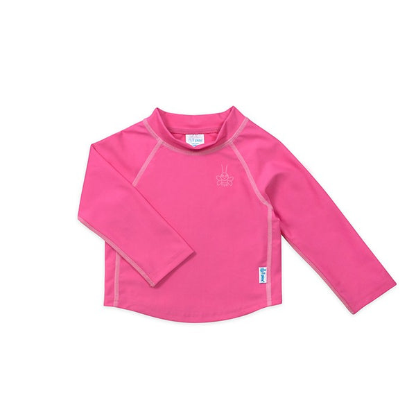 Long Sleeve Rashguard in Hot Pink (Min. of 2, multiples of 2)