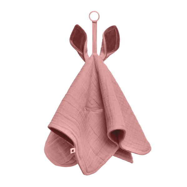 BIBS Cuddle Cloth Kangaroo Dusty Pink (Min. of 2 PK, multiples of 2 PK)