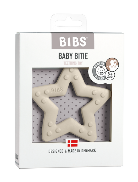BIBS Baby Bitie Star Ivory ONE SIZE (Min. of 2 PK , multiples of 2 PK)