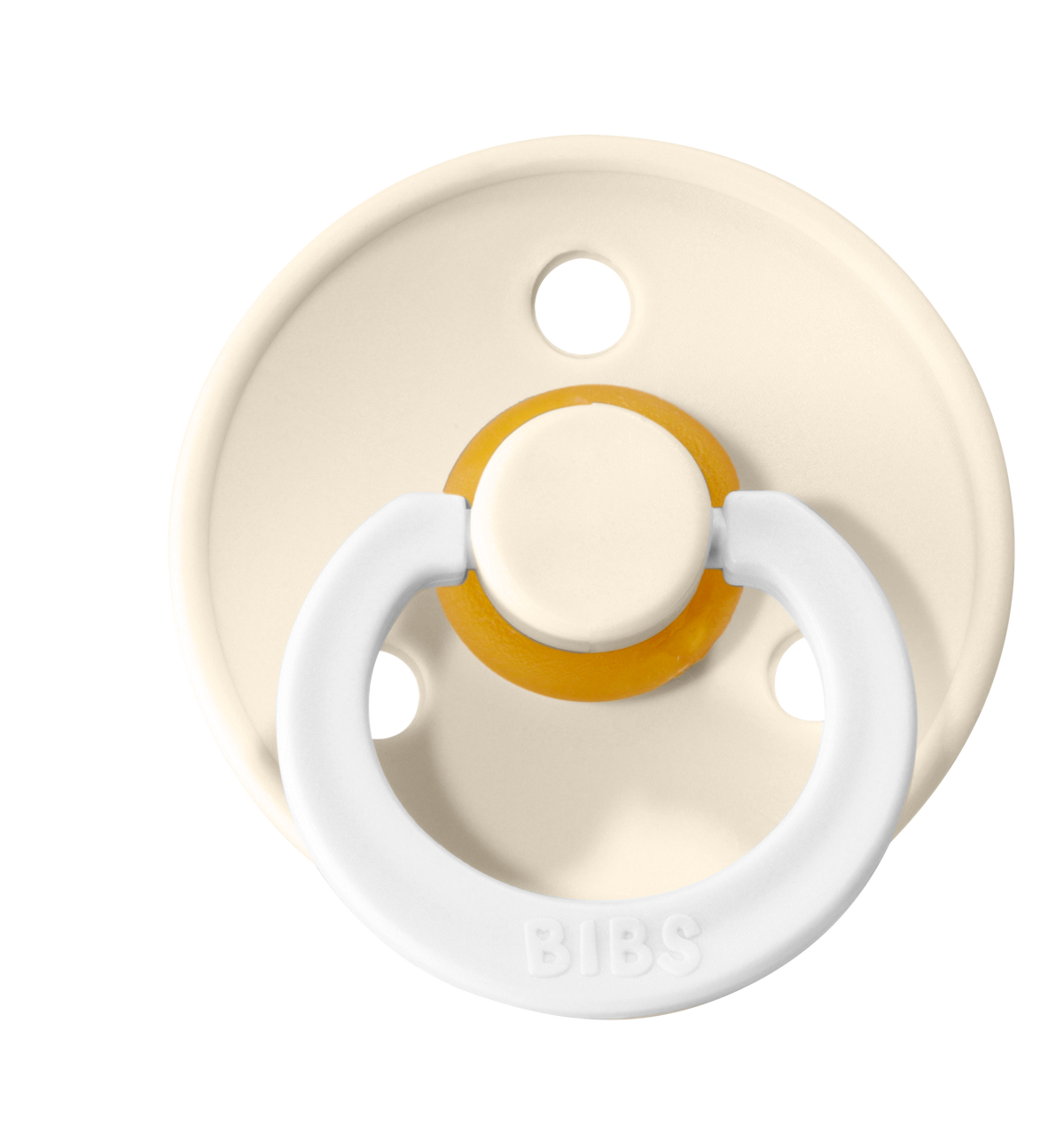 BIBS Pacifier Original COLOUR Latex 2 PK Ivory Night (Min. of 2 PK, multiples of 2 PK)