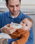 BIBS Baby Glass Bottle Complete Set Latex 110ml Sage (Min. of 2 PK , multiples of 2 PK)