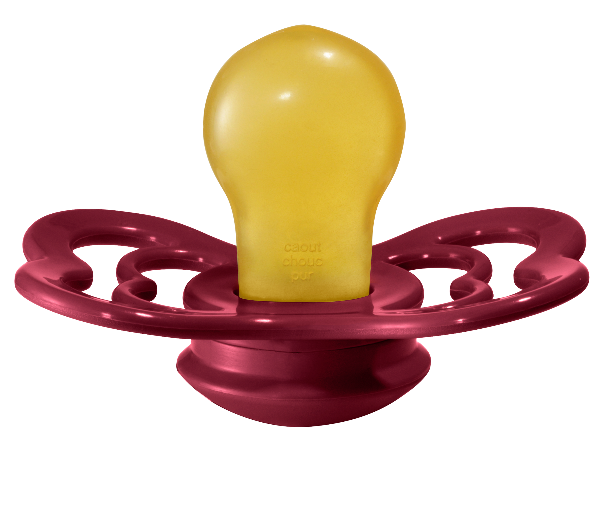 BIBS Pacifier SUPREME Latex 2 PK Ruby (Min. of 2 PK, multiples of 2 PK