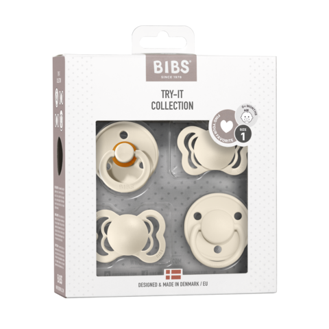 BIBS Try-It Collection Ivory (Min. of 2 PK, multiples of 2 PK)