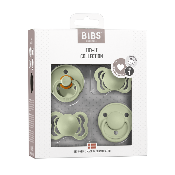 BIBS Try-It Collection Sage (Min. of 2 PK, multiples of 2 PK)
