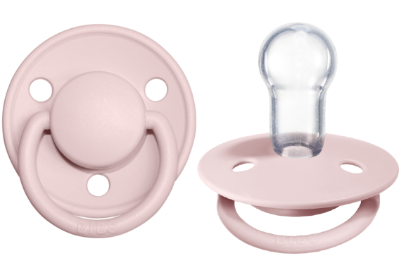 BIBS Pacifier De Lux Silicone 2 PK Blossom ONE SIZE (Min. of 2 PK, multiples of 2 PK)
