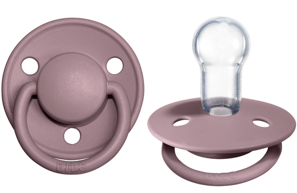 BIBS Pacifier De Lux Silicone 2 PK Heather ONE SIZE (Min. of 2 PK, multiples of 2 PK)