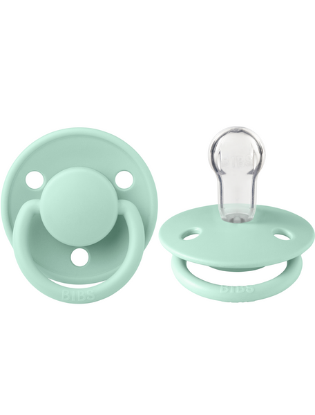 BIBS Pacifier De Lux Silicone 2 PK Nordic Mint ONE SIZE (Min. of 2 PK, multiples of 2 PK)