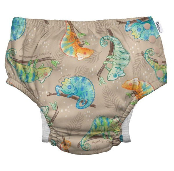 Eco Snap Swim Diaper-Sand Panther Chameleon (Min. of 2, multiples of 2)