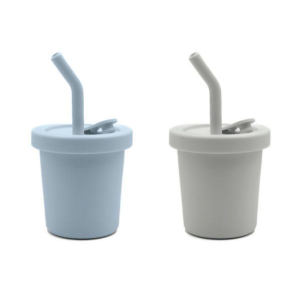 noüka Straw Cup 6 OZ 2 Pack - Lily Blue/Light Storm (Min. of 2 PK, Multiples of 2 PK)