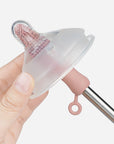 Haakaa Double-Ended Silicone Cleaning Brush - Sueva Grey (Min. of 4 PK , multiples of 4 PK)