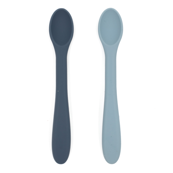 noüka Feeding Spoon Set - Lily Blue/Deep Ocean (Min. of 2 PK, Multiples of 2 PK)
