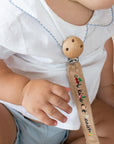 Oli & Carol Pacifier Clip (Min. of 2 PK, multiples of 2 PK)