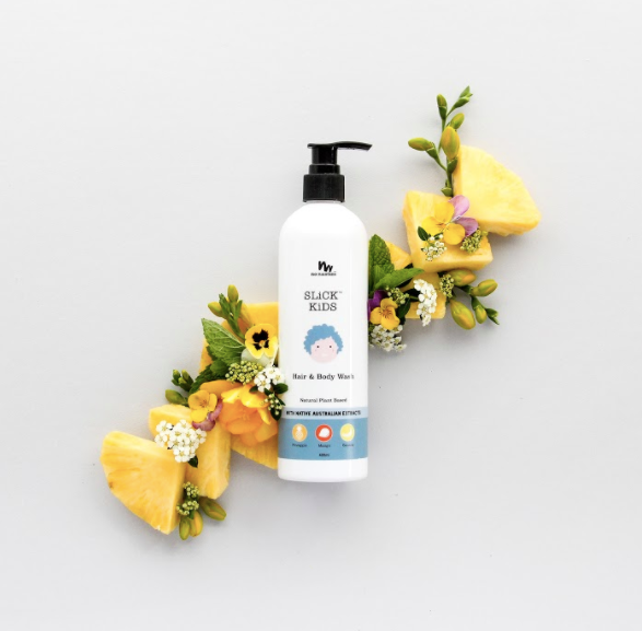 Natural Plant Based Hair And Body Wash In Mango and Pineapple 400ml  (Min. of 4, multiples of 4)