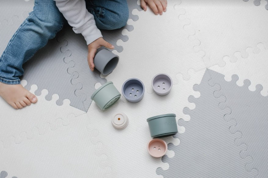 noüka Stacking Cups-Sky Set (Min. of 2 PK, Multiples of 2 PK)