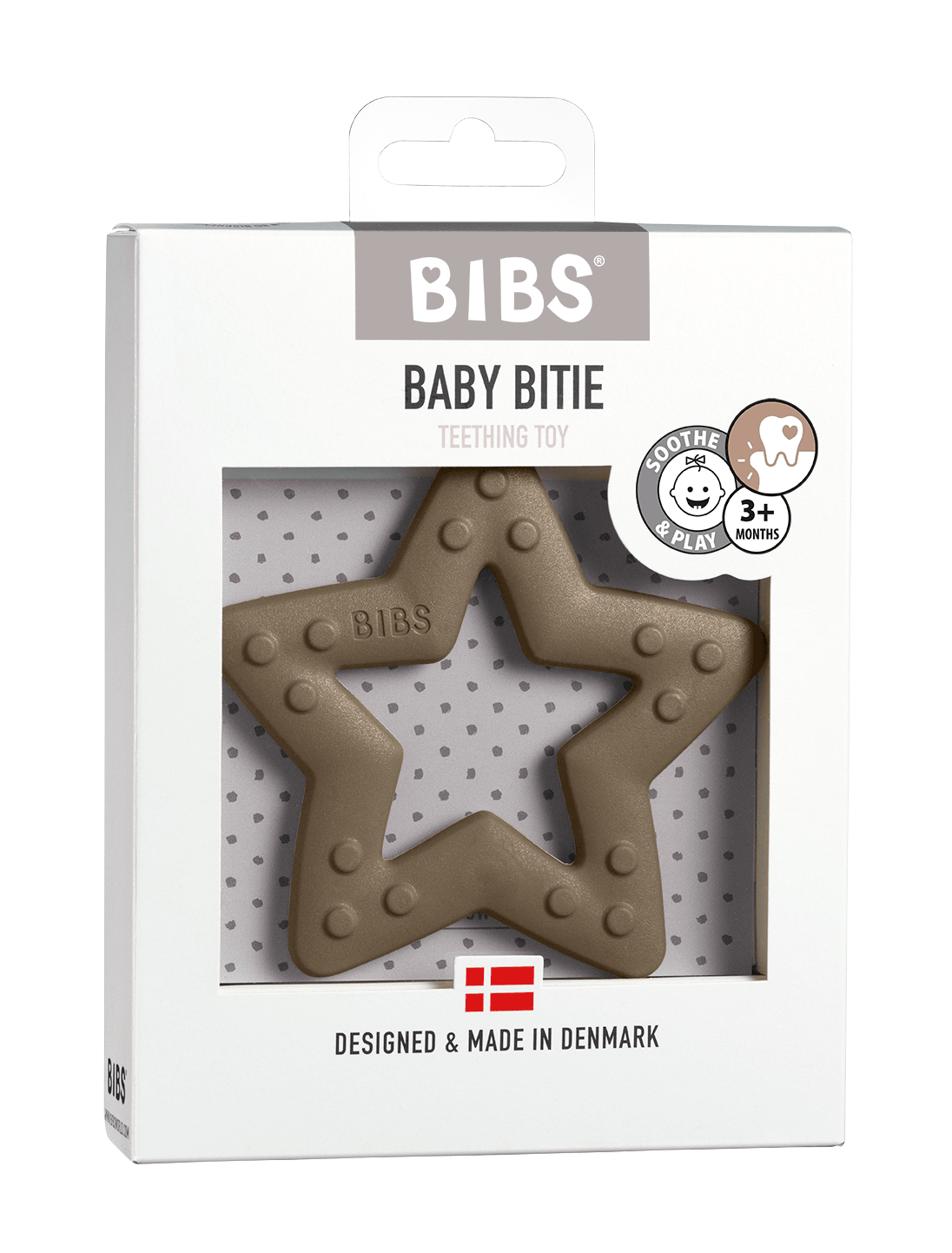 BIBS Baby Bitie Star Dark oak ONE SIZE (Min. of 2 PK , multiples of 2 PK) - MAIGHAN DISTRIBUTION CANADA