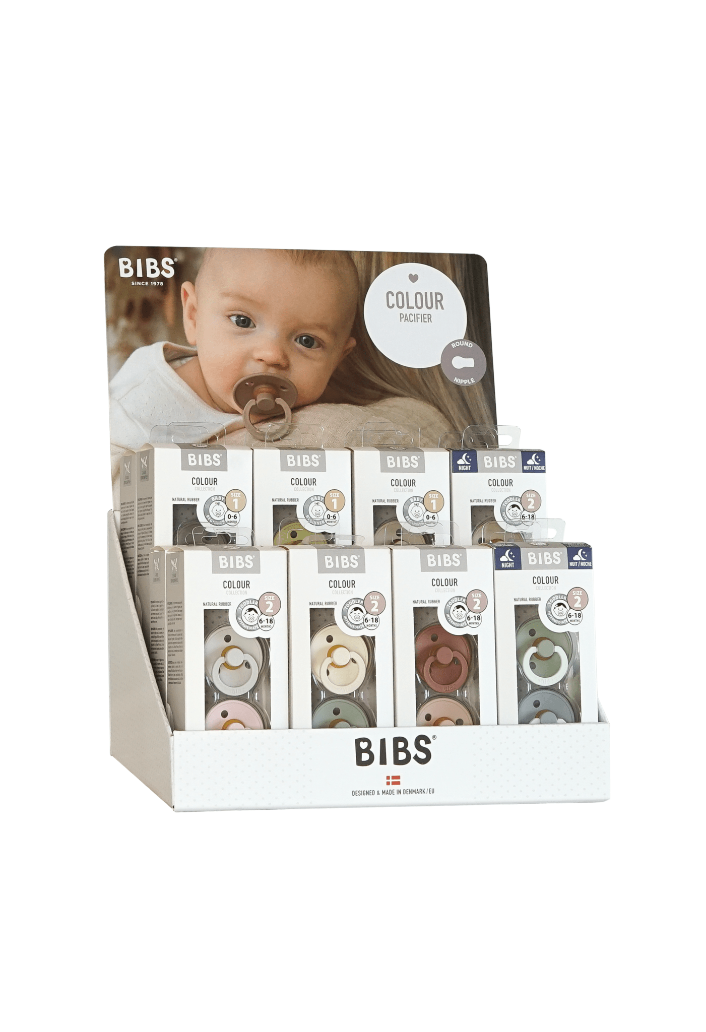 BIBS® Colour Counter Display - MAIGHAN DISTRIBUTION CANADA