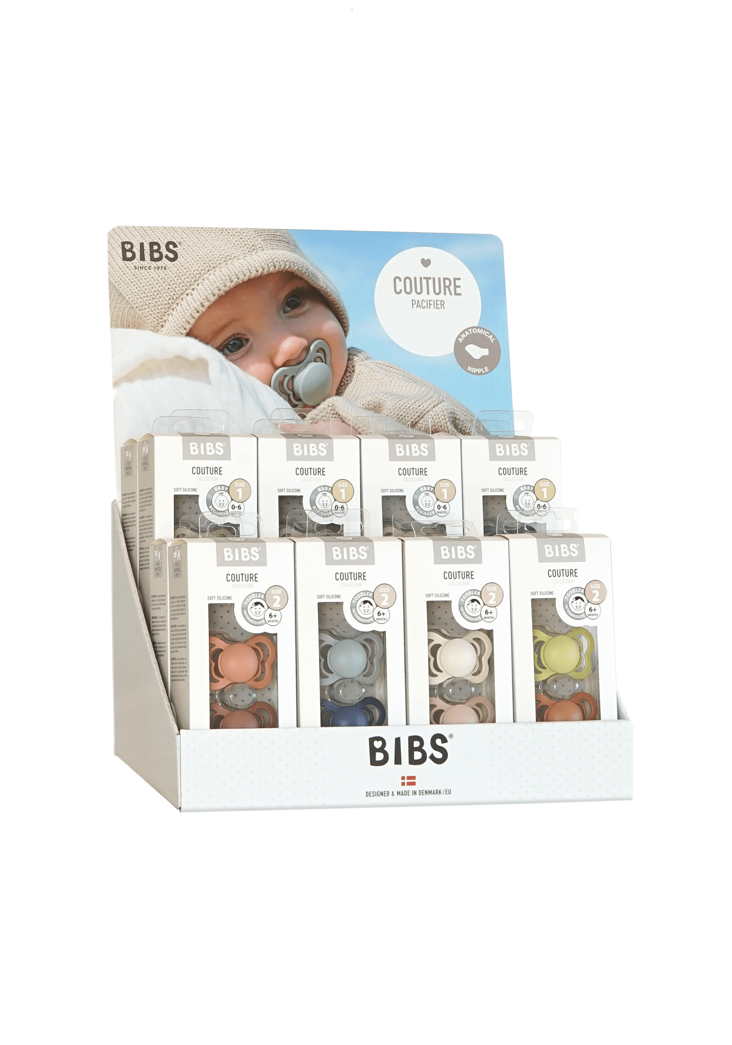 BIBS® Couture Counter Display - MAIGHAN DISTRIBUTION CANADA