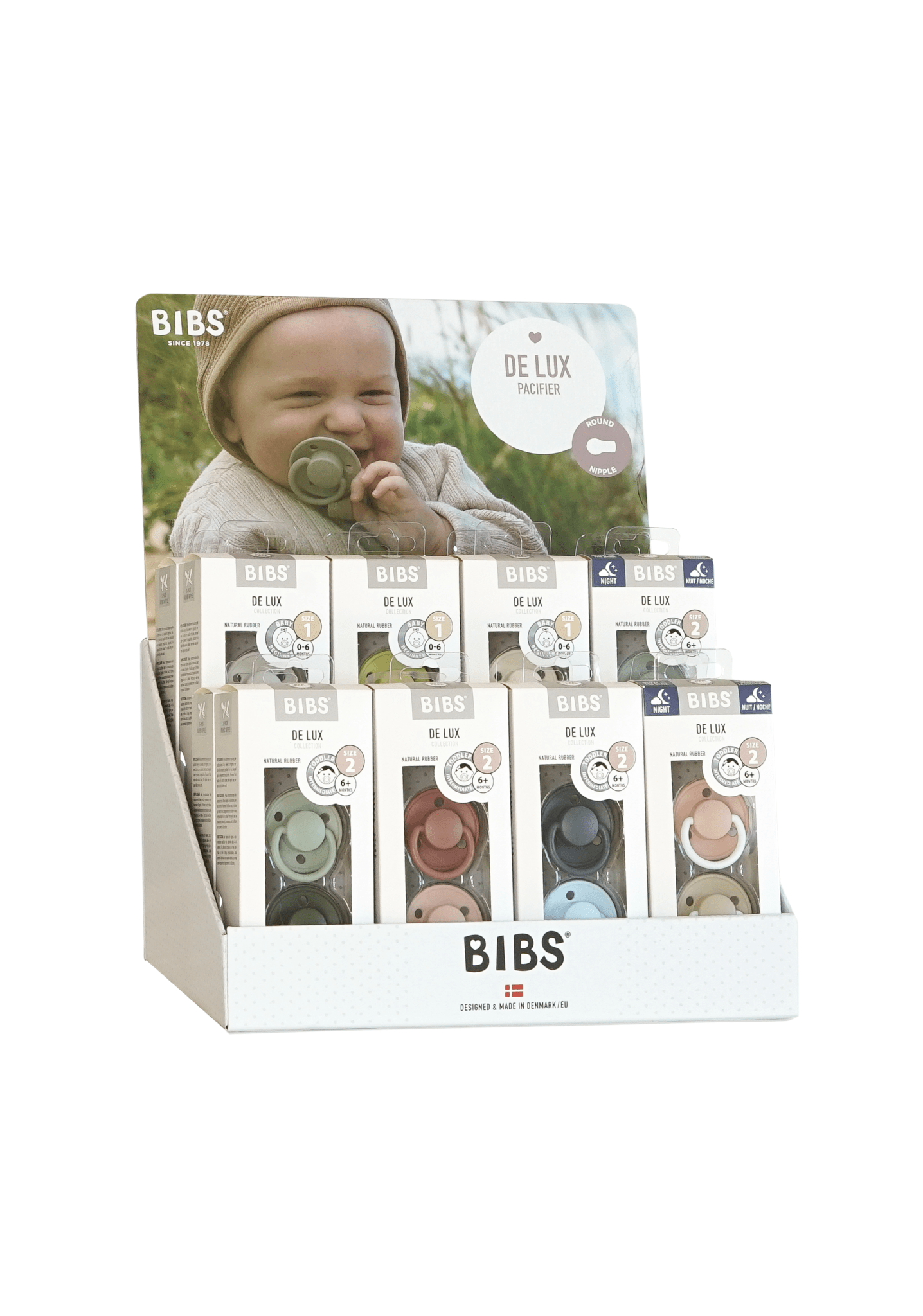 BIBS® De Lux Counter Display - MAIGHAN DISTRIBUTION CANADA