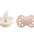 BIBS Infinity Pacifier Silicone 2 PK Anatomical Ivory/Blush (Min. of 2 PK, multiples of 2 PK) - MAIGHAN DISTRIBUTION CANADA