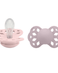 BIBS Infinity Pacifier Silicone 2 PK Symmetrical Blossom/Dusky Lilac (Min. of 2 PK, multiples of 2 PK) - MAIGHAN DISTRIBUTION CANADA