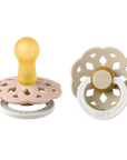 BIBS® Pacifier Boheme Latex 2 PK Blush Glow / Vanilla Glow (Min. of 2 PK, multiples of 2 PK) - MAIGHAN DISTRIBUTION CANADA
