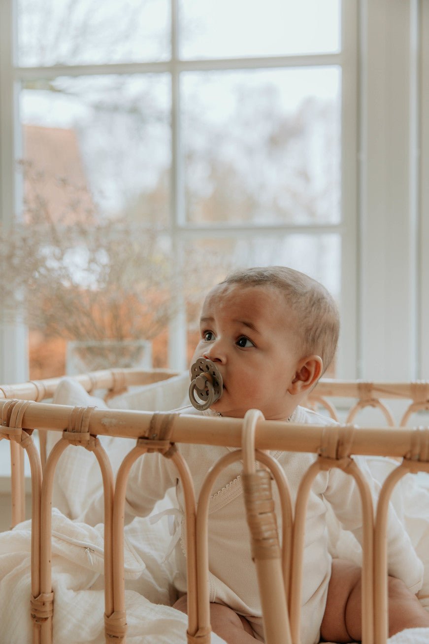 BIBS® Pacifier Boheme Latex 2 PK Ivory / Sage (Min. of 2 PK, multiples of 2 PK) - MAIGHAN DISTRIBUTION CANADA