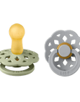 BIBS® Pacifier Boheme Latex 2 PK Sage / Cloud (Min. of 2 PK, multiples of 2 PK) - MAIGHAN DISTRIBUTION CANADA