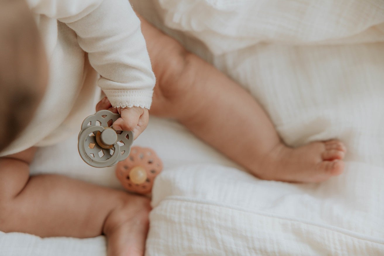 BIBS® Pacifier Boheme Latex 2 PK Vanilla / Peach (Min. of 2 PK, multiples of 2 PK) - MAIGHAN DISTRIBUTION CANADA