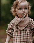 BIBS Pacifier Clip Sand / Ivory ONE SIZE (Min. of 2 PK , multiples of 2 PK) - MAIGHAN DISTRIBUTION CANADA