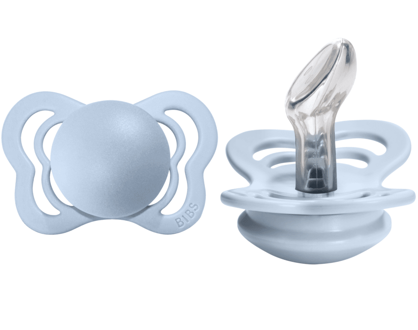 BIBS Pacifier COUTURE Silicone 2 PK Baby Blue (Min. of 2 PK, multiples of 2 PK) - MAIGHAN DISTRIBUTION CANADA