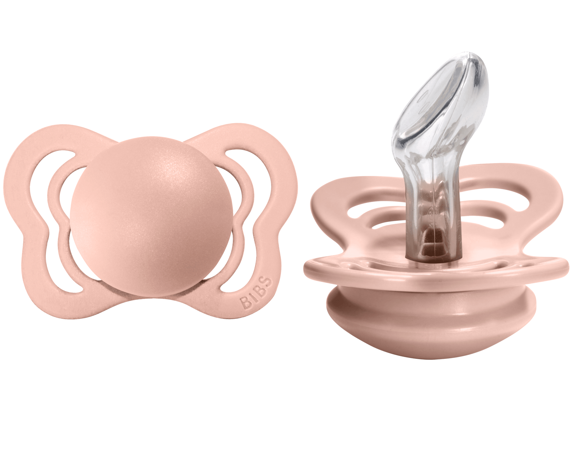 BIBS Pacifier COUTURE Silicone 2 PK Blush (Min. of 2 PK, multiples of 2 PK) - MAIGHAN DISTRIBUTION CANADA