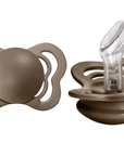 BIBS Pacifier COUTURE Silicone 2 PK Dark Oak (Min. of 2 PK, multiples of 2 PK) - MAIGHAN DISTRIBUTION CANADA