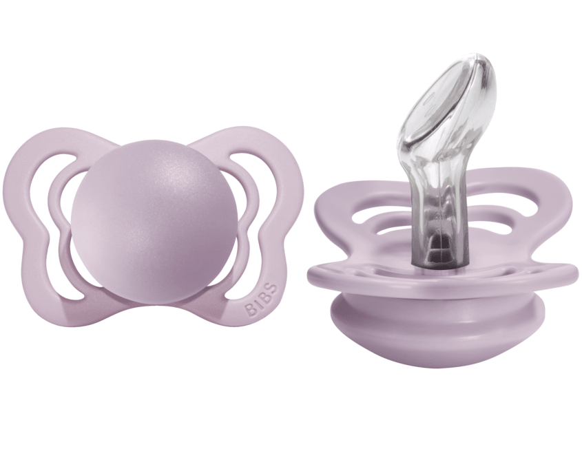 BIBS Pacifier COUTURE Silicone 2 PK Dusky Lilac (Min. of 2 PK, multiples of 2 PK) - MAIGHAN DISTRIBUTION CANADA