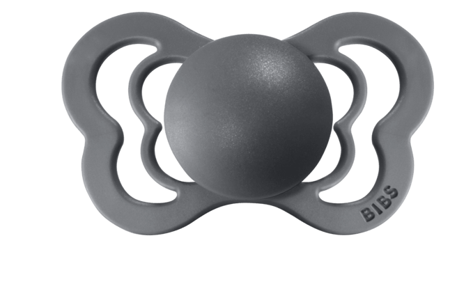 BIBS Pacifier COUTURE Silicone 2 PK Iron (Min. of 2 PK, multiples of 2 PK) - MAIGHAN DISTRIBUTION CANADA