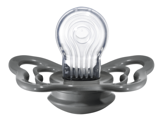 BIBS Pacifier COUTURE Silicone 2 PK Iron (Min. of 2 PK, multiples of 2 PK) - MAIGHAN DISTRIBUTION CANADA