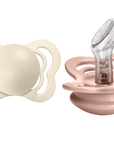 BIBS Pacifier COUTURE Silicone 2 PK Ivory / Blush (Min. of 2 PK, multiples of 2 PK) - MAIGHAN DISTRIBUTION CANADA