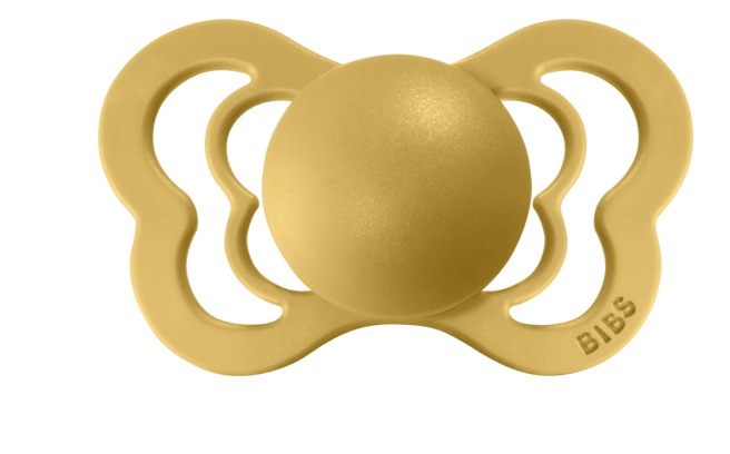 BIBS Pacifier COUTURE Silicone 2 PK Mustard (Min. of 2 PK, multiples of 2 PK) - MAIGHAN DISTRIBUTION CANADA