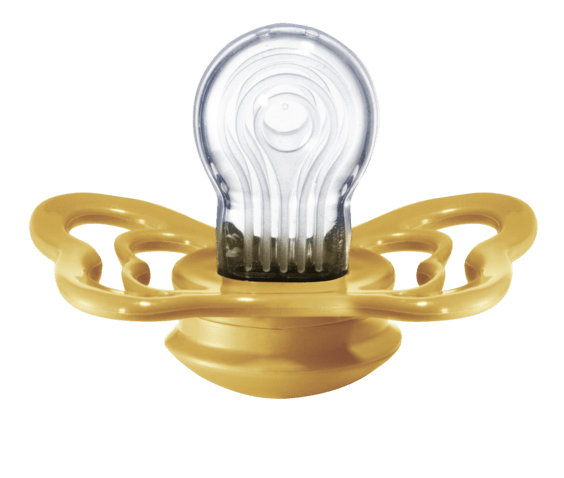 BIBS Pacifier COUTURE Silicone 2 PK Mustard (Min. of 2 PK, multiples of 2 PK) - MAIGHAN DISTRIBUTION CANADA