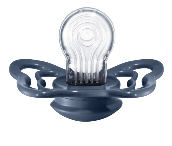 BIBS Pacifier COUTURE Silicone 2 PK Steel Blue (Min. of 2 PK, multiples of 2 PK) - MAIGHAN DISTRIBUTION CANADA