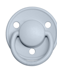 BIBS Pacifier De Lux Silicone 2 PK Iron / Baby Blue ONE SIZE (Min. of 2 PK, multiples of 2 PK) - MAIGHAN DISTRIBUTION CANADA
