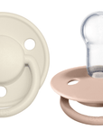 BIBS Pacifier De Lux Silicone 2 PK Ivory / Blush ONE SIZE (Min. of 2 PK, multiples of 2 PK) - MAIGHAN DISTRIBUTION CANADA