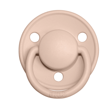 BIBS Pacifier De Lux Silicone 2 PK Ivory / Blush ONE SIZE (Min. of 2 PK, multiples of 2 PK) - MAIGHAN DISTRIBUTION CANADA